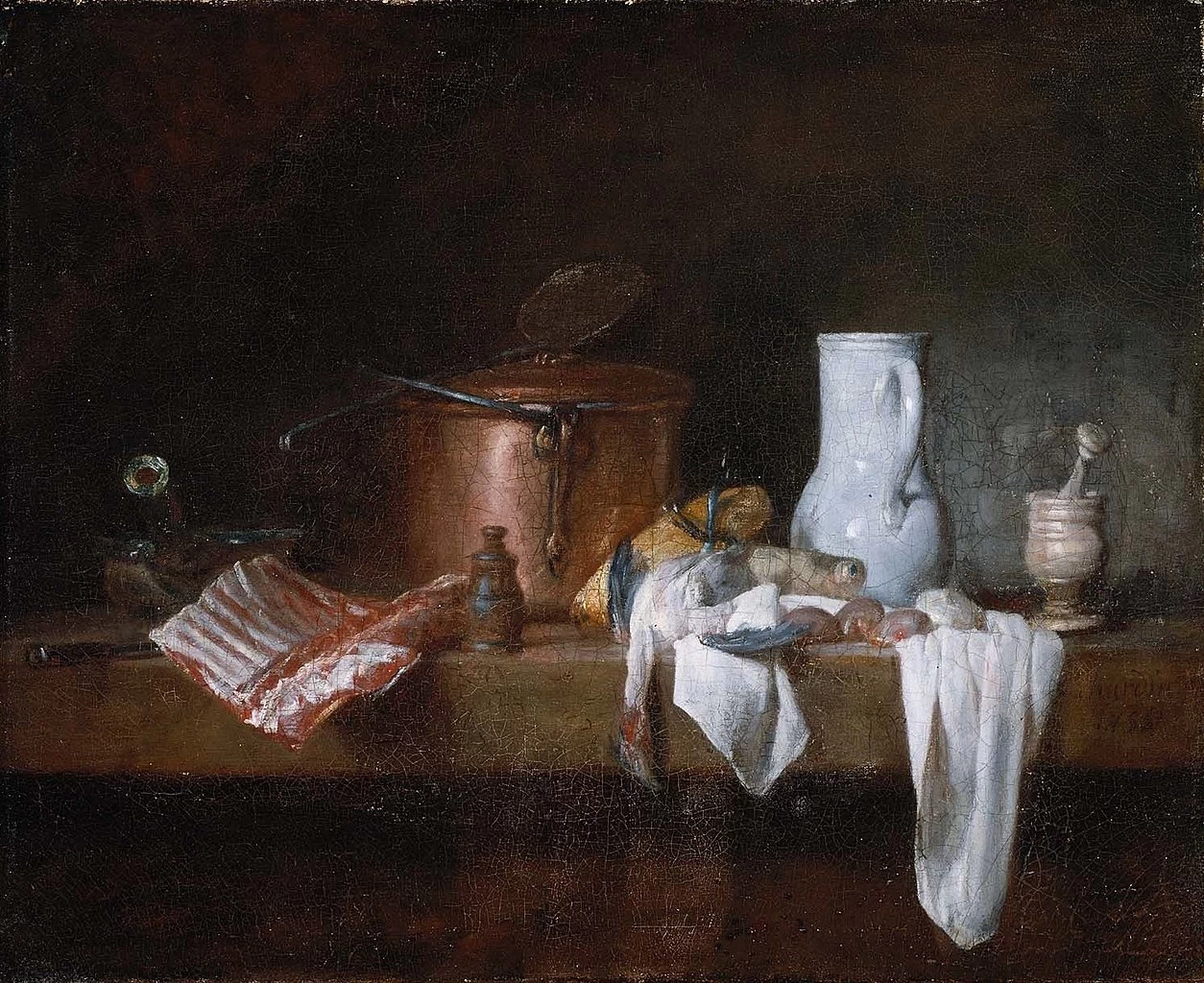 Jean Siméon Chardin - Il tavolo della cucina, Museum of Fine Arts, Boston